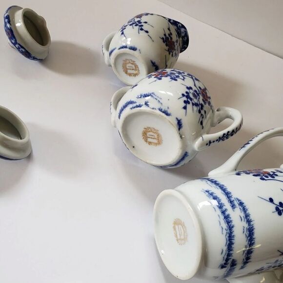 Craftsman Coffee Set Kutani - Picture 4 of 7